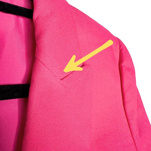 J.Crew Factory Linen Blend Long Sleeve Holland One Button Blazer Jacket 6 Pink - Picture 5 of 11